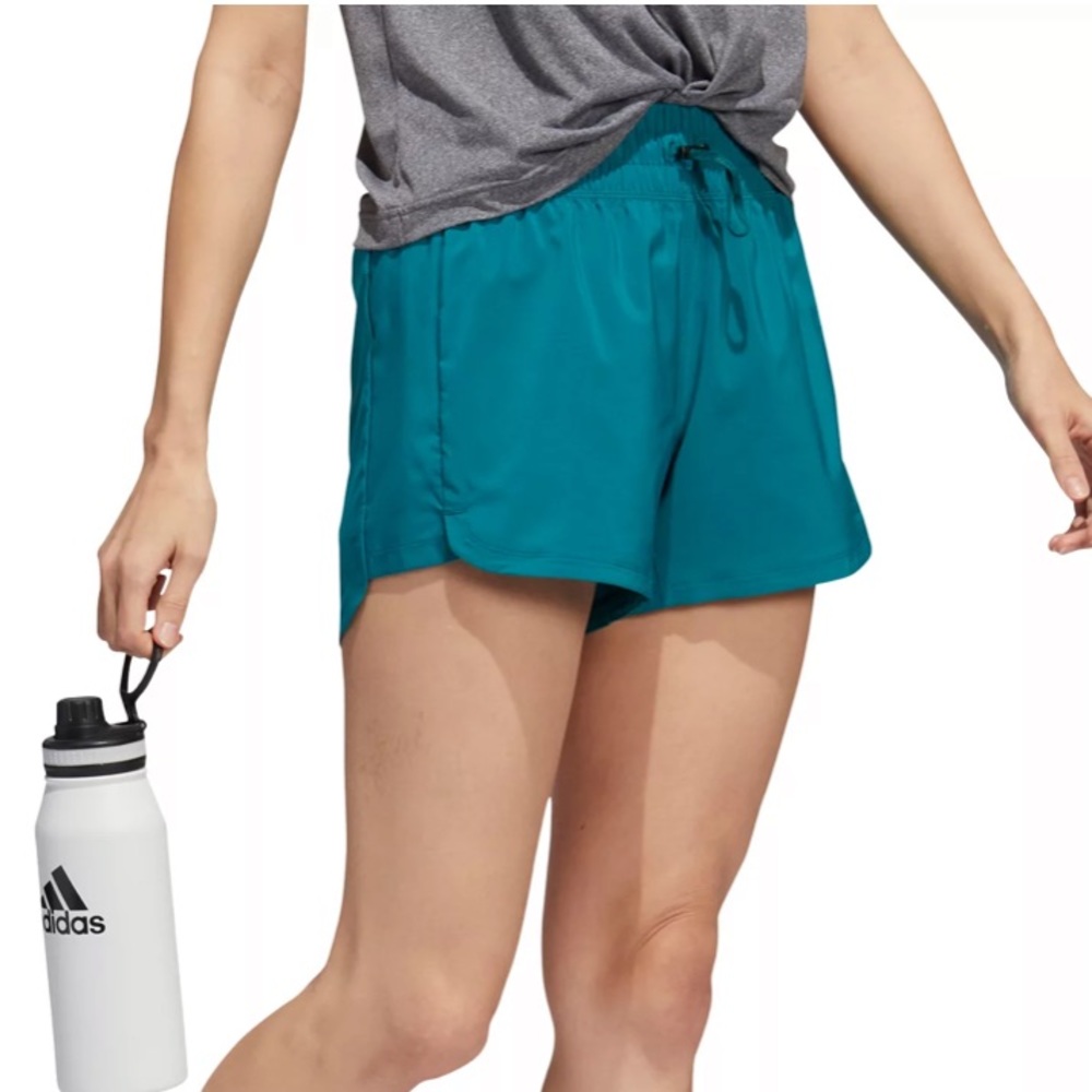 NWT Adidas Pacer Bungee Shorts in Legacy Teal